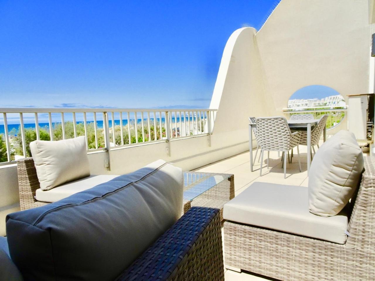 Pgh N5-25M De La Plage, Vue Mer, Piscine, Parking Ла Гранде-Моте Екстериор снимка